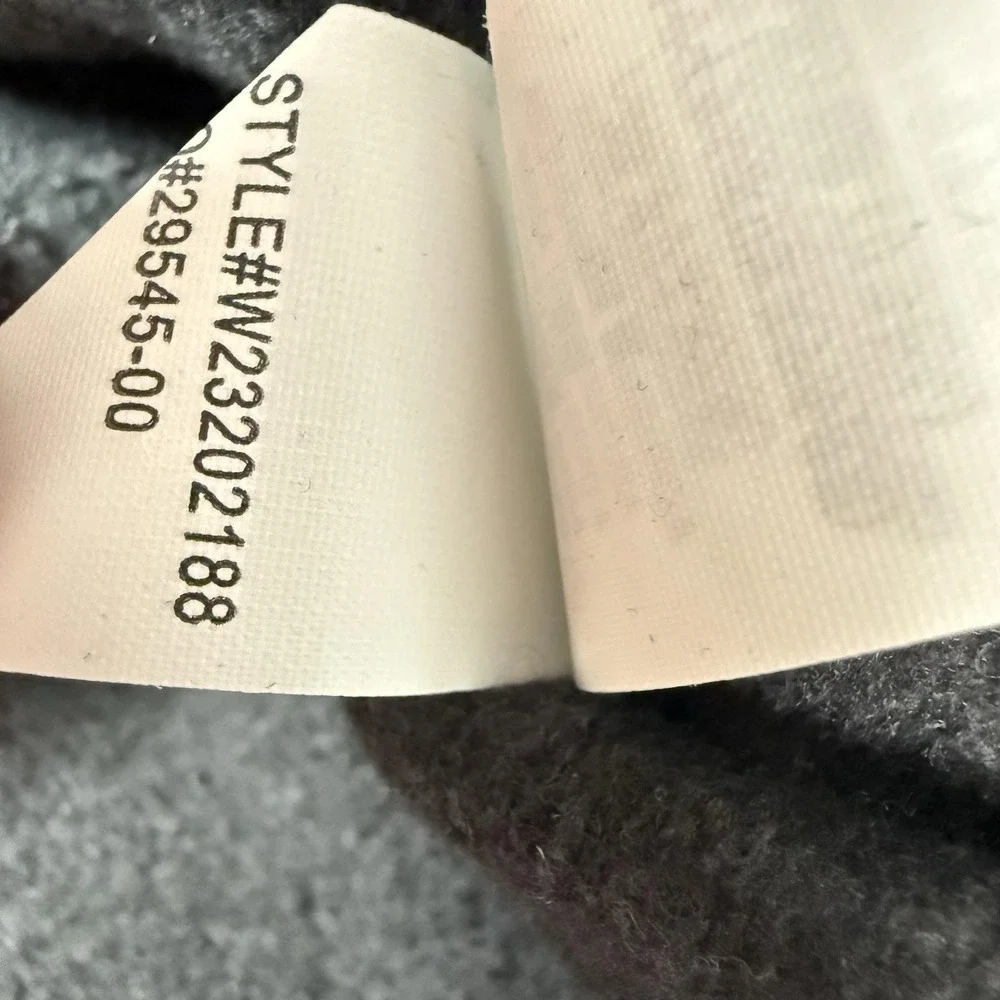 PrAna Sweatshirt Womens Large Gray Cozy Up Turtleneck Fleece Pullover UPF Hemp
